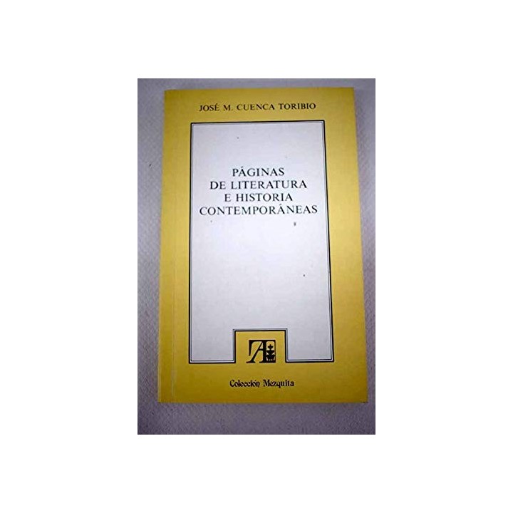 Páginas de literatura e historia contemporáneas